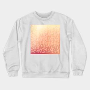 Love in orange and yellow Crewneck Sweatshirt